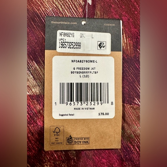 NWTs The North Face Girl’s Freedom Insulated Jacket. Sz. Large (12) - Picture 7 of 16